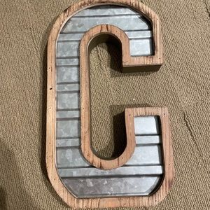 C Letter Home Decor